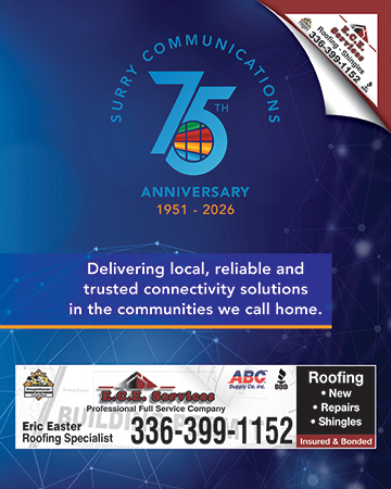 Surry communications 75th anniversary
